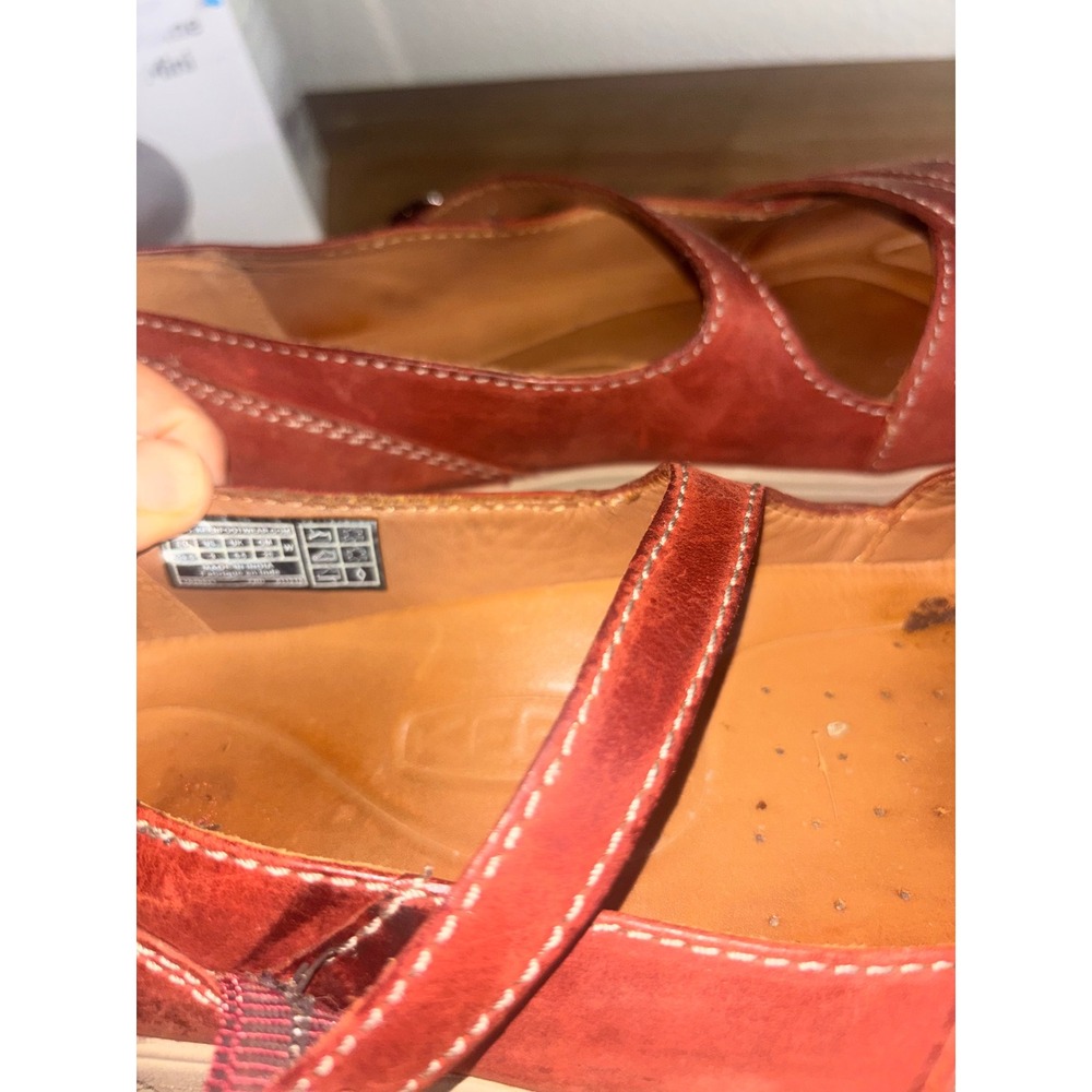 Keen Presidio II Shoes Women 9 Leather Mary Jane Comfort Flats - Picture 6 of 8